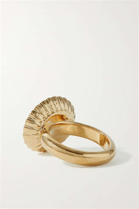 gucci ゴールド リング|net a porter gucci ring.